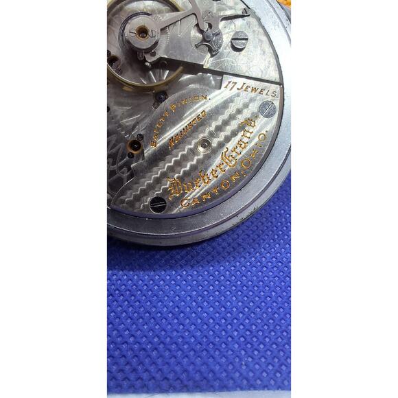 1908-1909 Hampden Watch Co. Size 16s 17 Jewel - Works Great! Estate Find - Picture 5 of 10